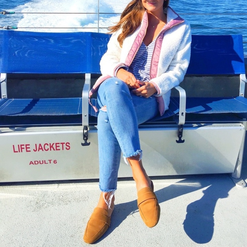 ABERCROMBIE & FITCH Sherpa Quilted Jacket